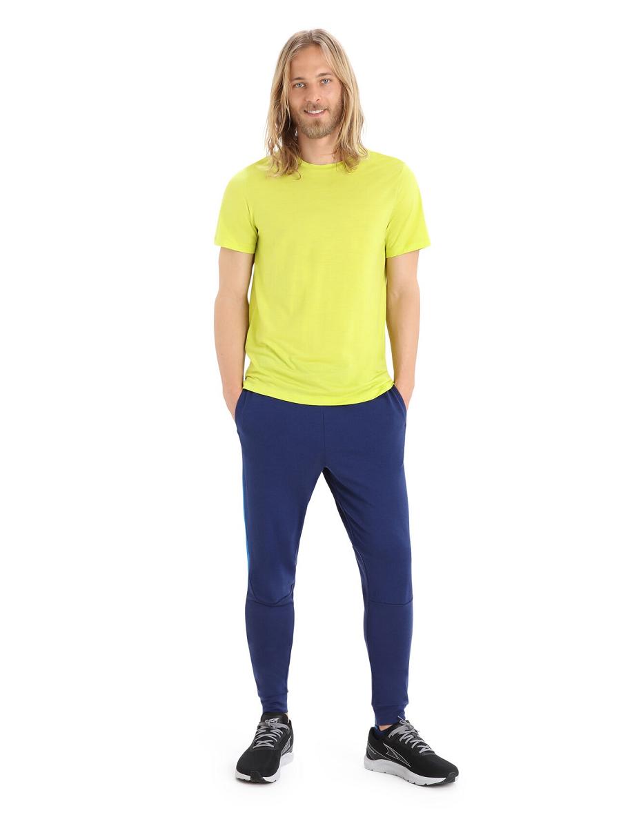 Pantalon Jogging Icebreaker ZoneKnit™ Merino Homme Bleu Royal Bleu Marine | FR 1142KORI